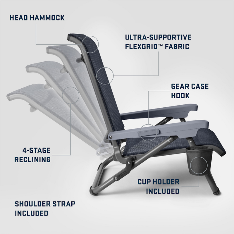 TRAILHEAD® BEACH CHAIR - NAVY