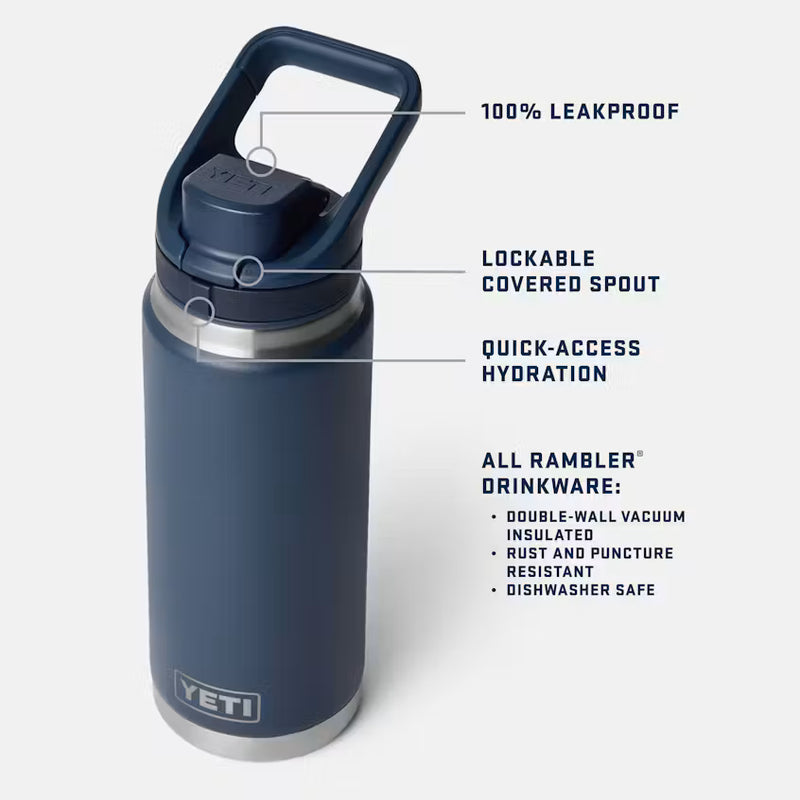 RAMBLER® 26 OZ WATER BOTTLE (FLIP CHUG CAP)