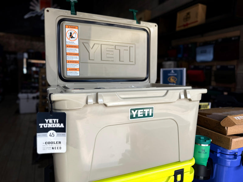 TUNDRA® 45  HARD COOLER - TAN / FOREST