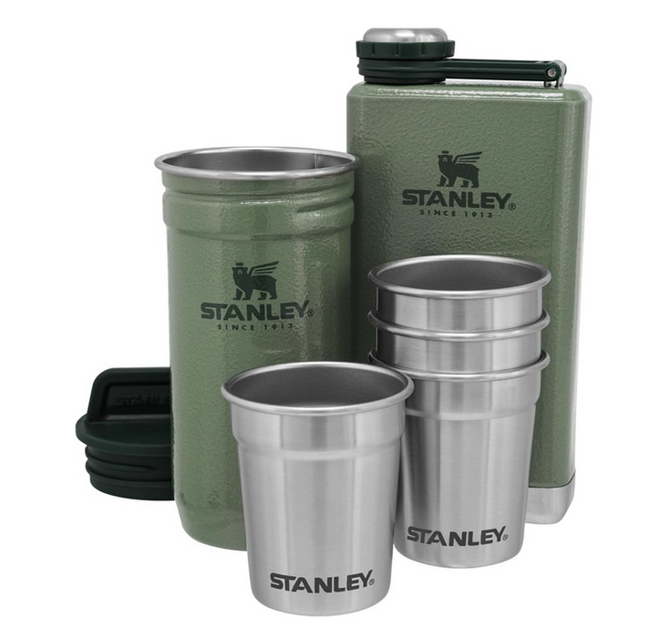 STANLEY SHOT GLASSES + FLASK SET