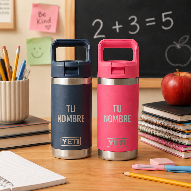 KIT 2 12OZ KIDS BOTTLE + PERSONALIZADO LÁSER GRATIS