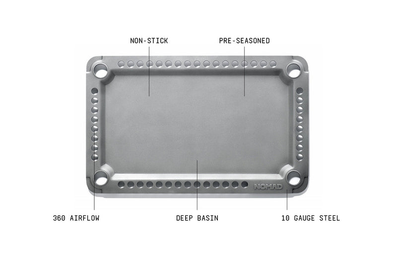 NOMAD CARBON STEEL GRIDDLE