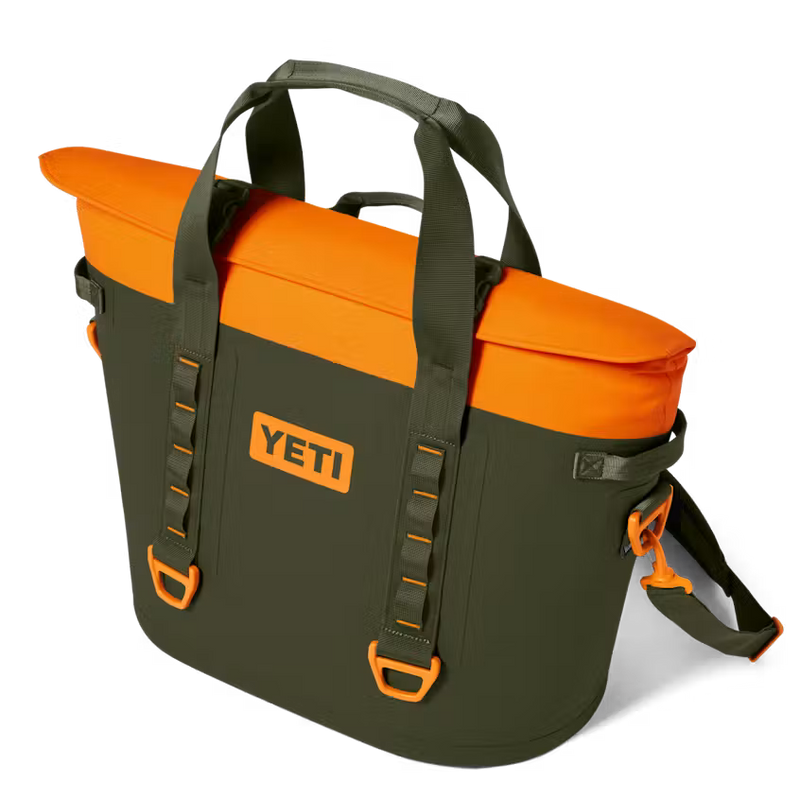 HOPPER® M30 SOFT COOLER - OLIVE / KING CRAB ORANGE