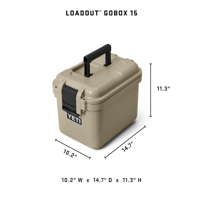 LOADOUT® GOBOX 15 GEAR CASE - CHARCOAL