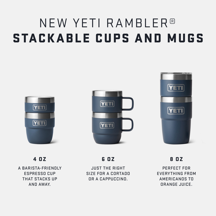 RAMBLER® 8 OZ STACKABLE CUP - STAINLESS STEEL