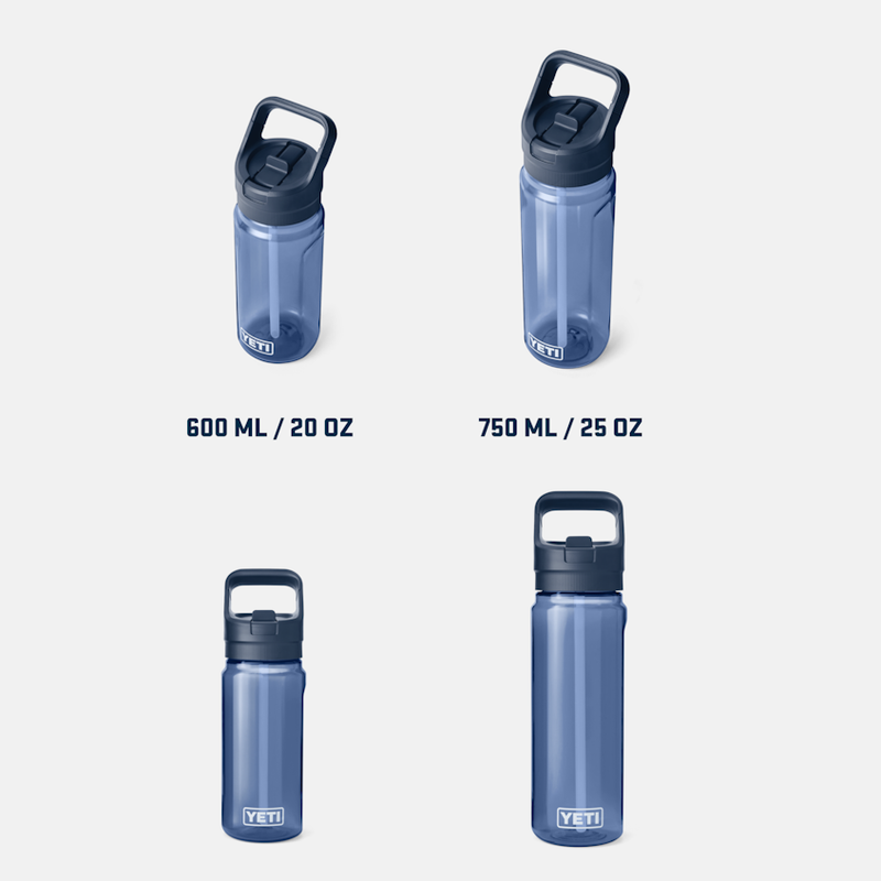 YONDER™ 750 ML / 25 OZ WATER BOTTLE (COLORED STRAW CAP)